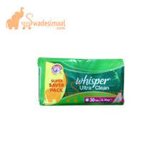 Whisper Sanitary Napkin Ultra, Over Night, 30 Uz